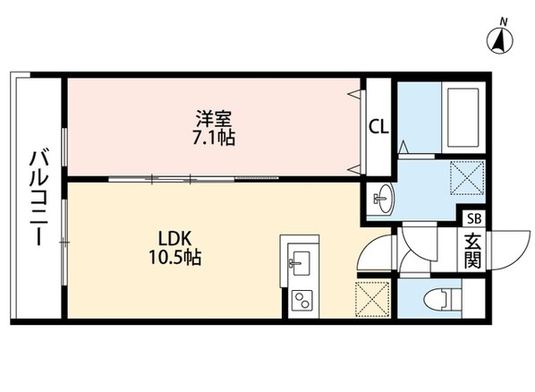 レトワール南流山の物件間取画像